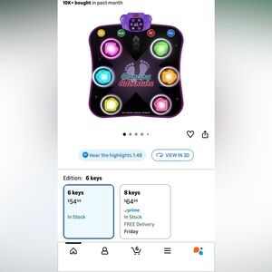 Dancing Adventure Interactive Dance Mat